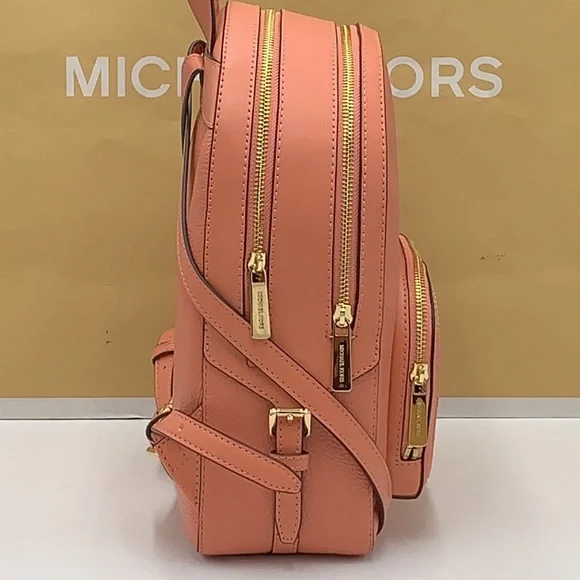 Michael Kors Jaycee Medium Zip Pocket Backpack Sherbert color - Picture 7 of 16